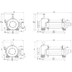 Купить Лебедка гидравлическая Hammer Winch HMW 12.6 PHT-EN 12600 кг